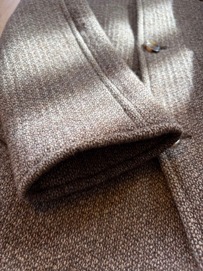 A.P.C. ダブルブレスト チェスターコート XS ブラウン