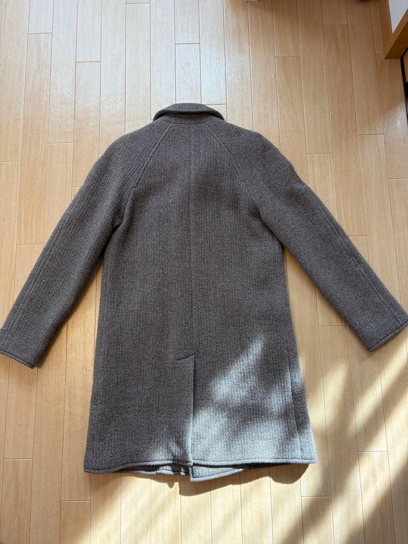 A.P.C. ダブルブレスト チェスターコート XS ブラウン