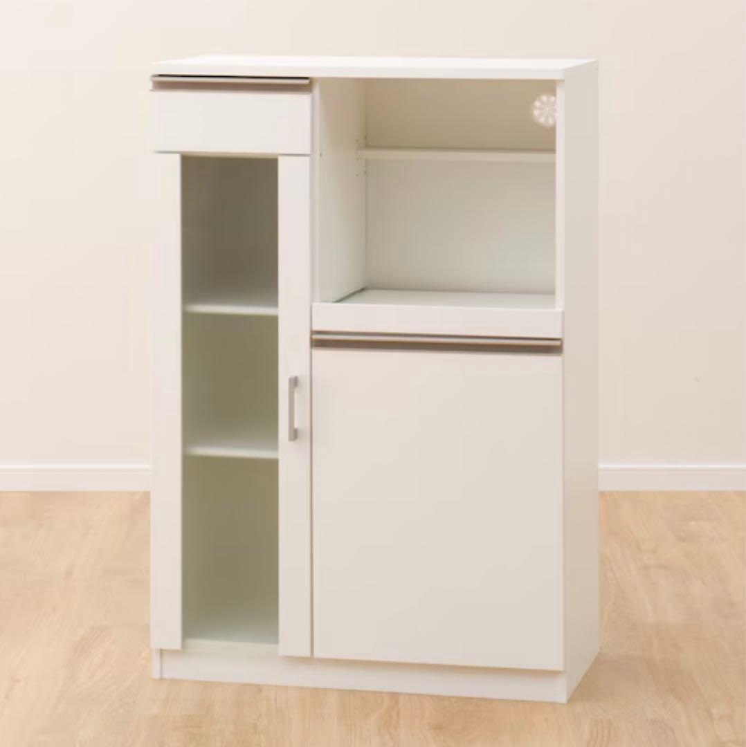 ニトリ　レンジ台　フォルムN RE1175 WH その1