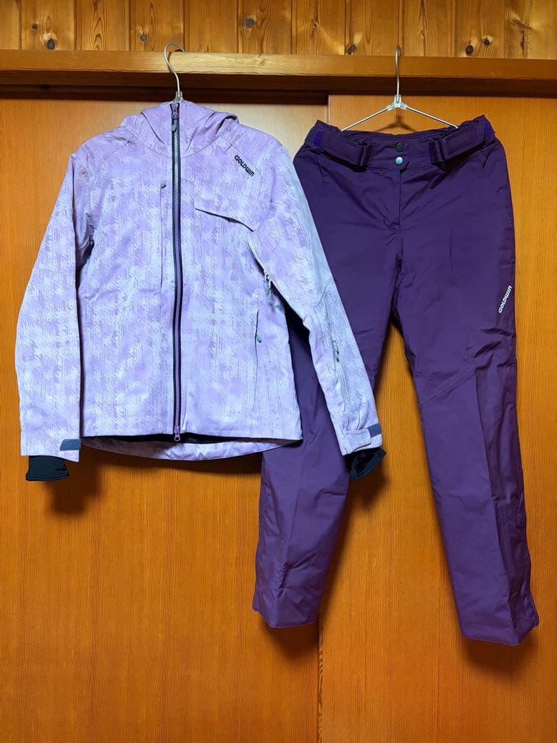GOLDWIN レディーススキーウェア 上下セット 薄紫