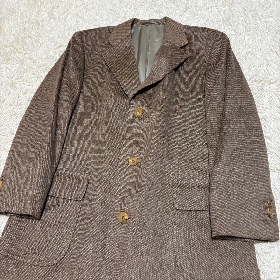 美品 ゼニア カシミヤ 100% チェスターコート ロング 高級 Lサイズ 相当