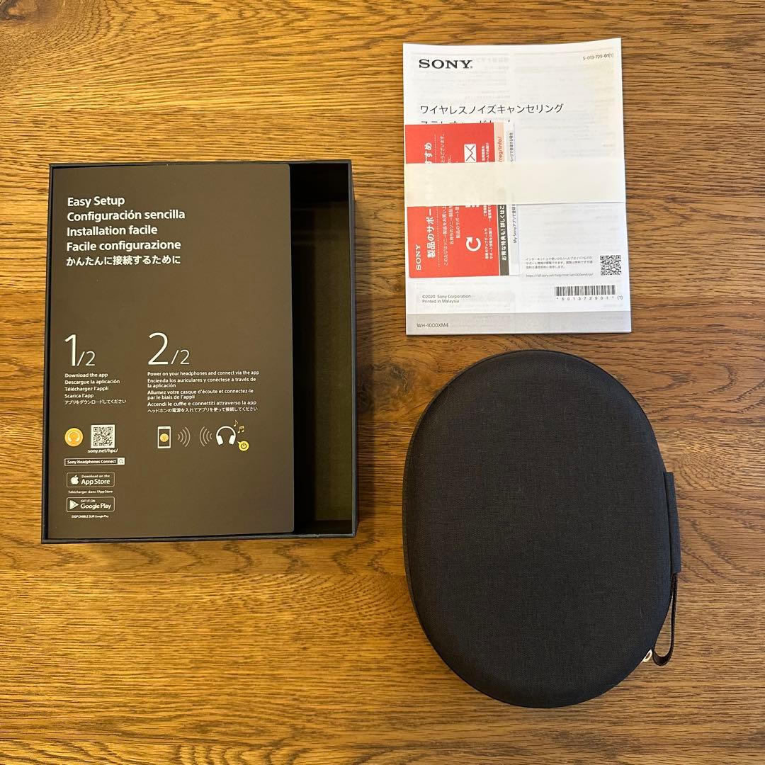 【箱、付属品すべてあり】SONY WH-1000XM4 ブラック