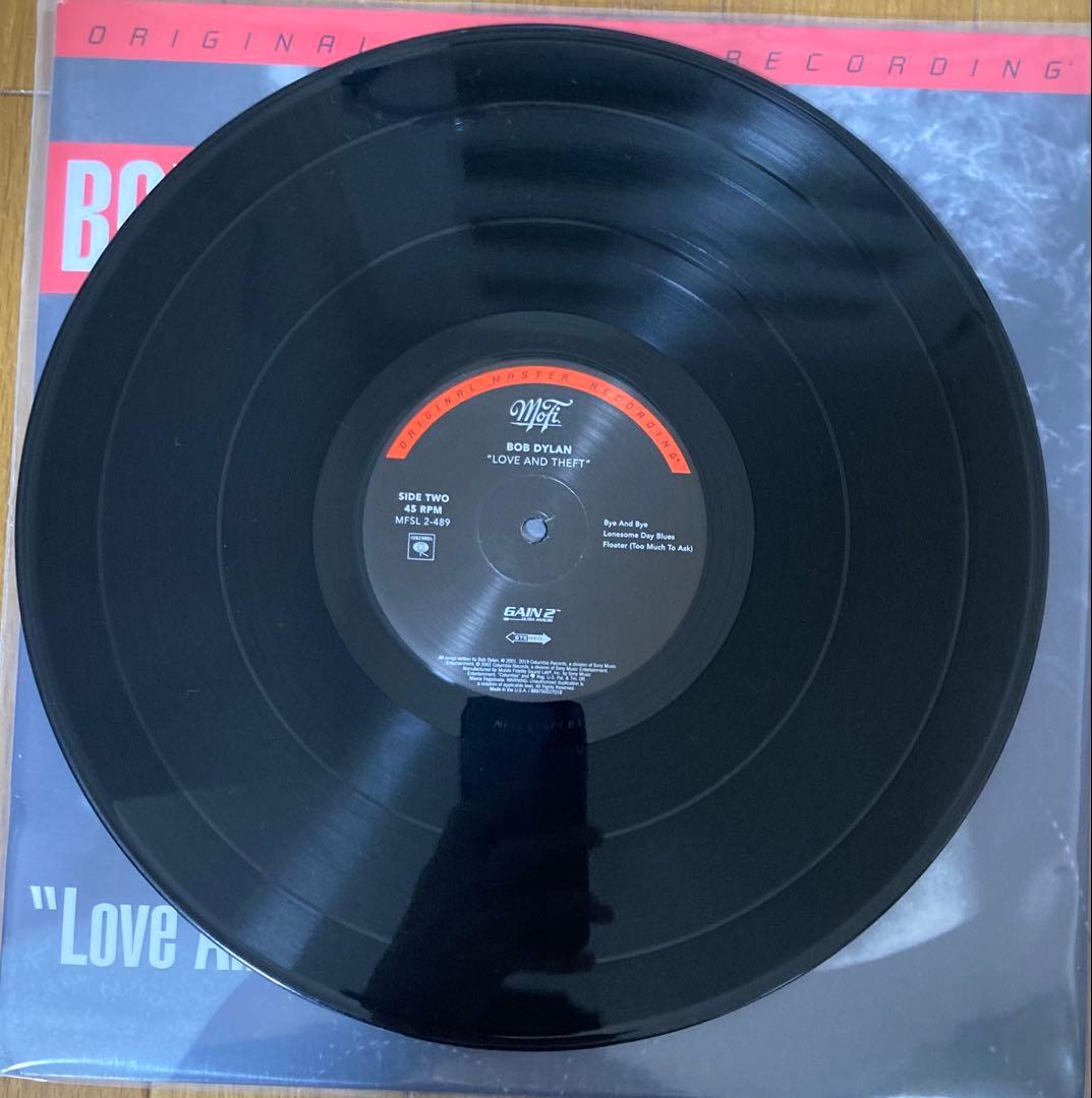 稀少高音質100番台Love&Theft Bob Dylanボブディランレコード