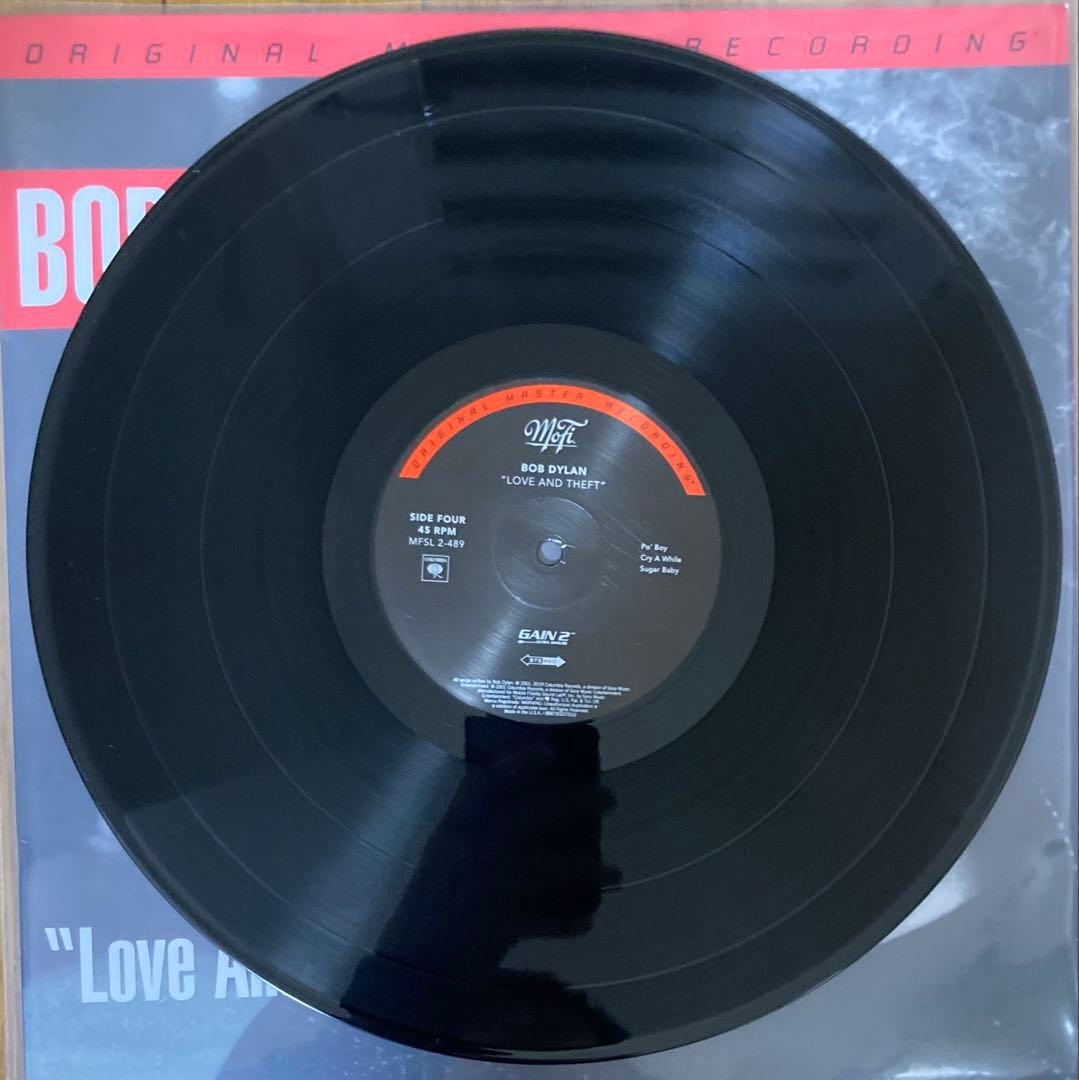 稀少高音質100番台Love&Theft Bob Dylanボブディランレコード