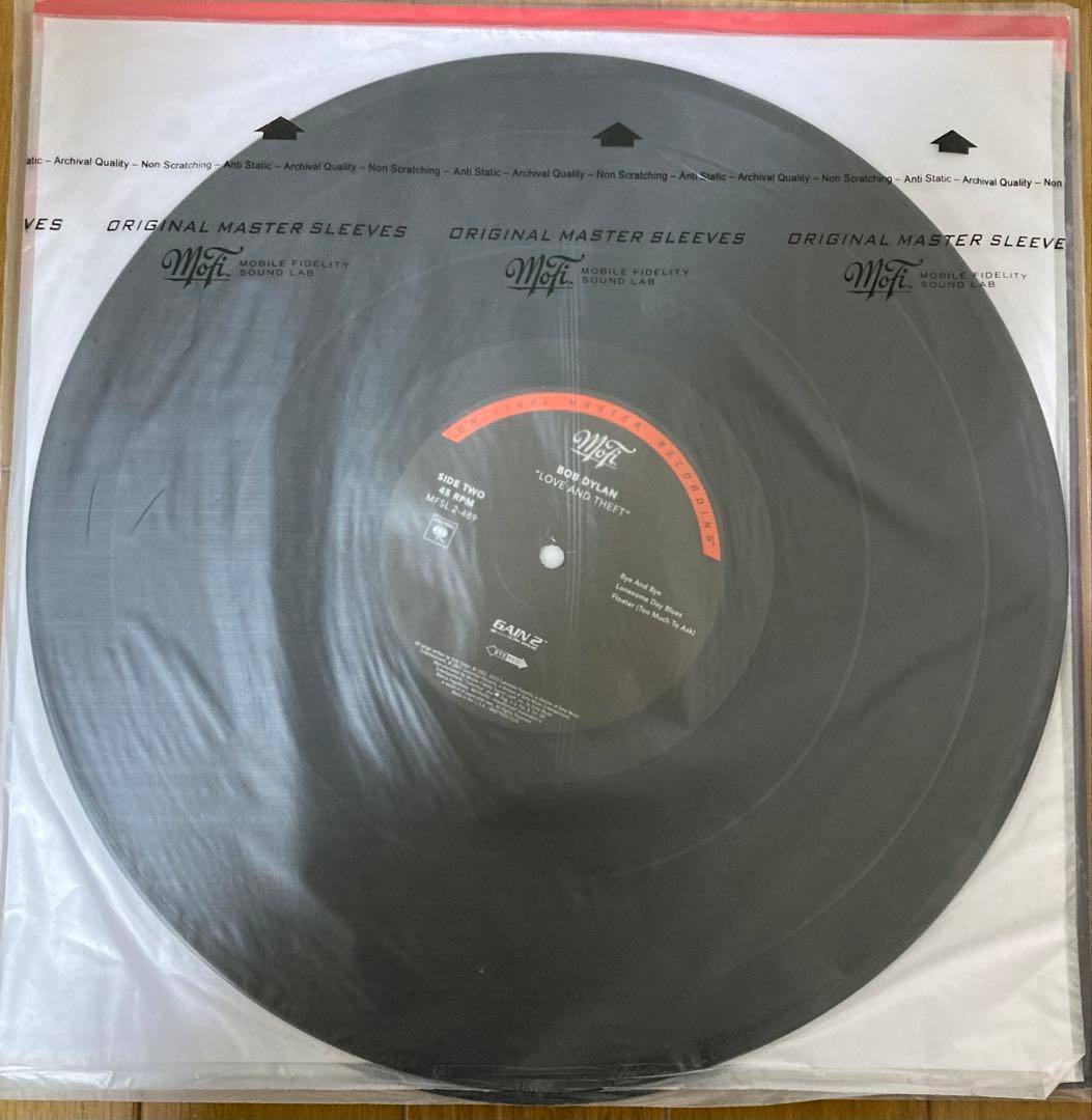 稀少高音質100番台Love&Theft Bob Dylanボブディランレコード