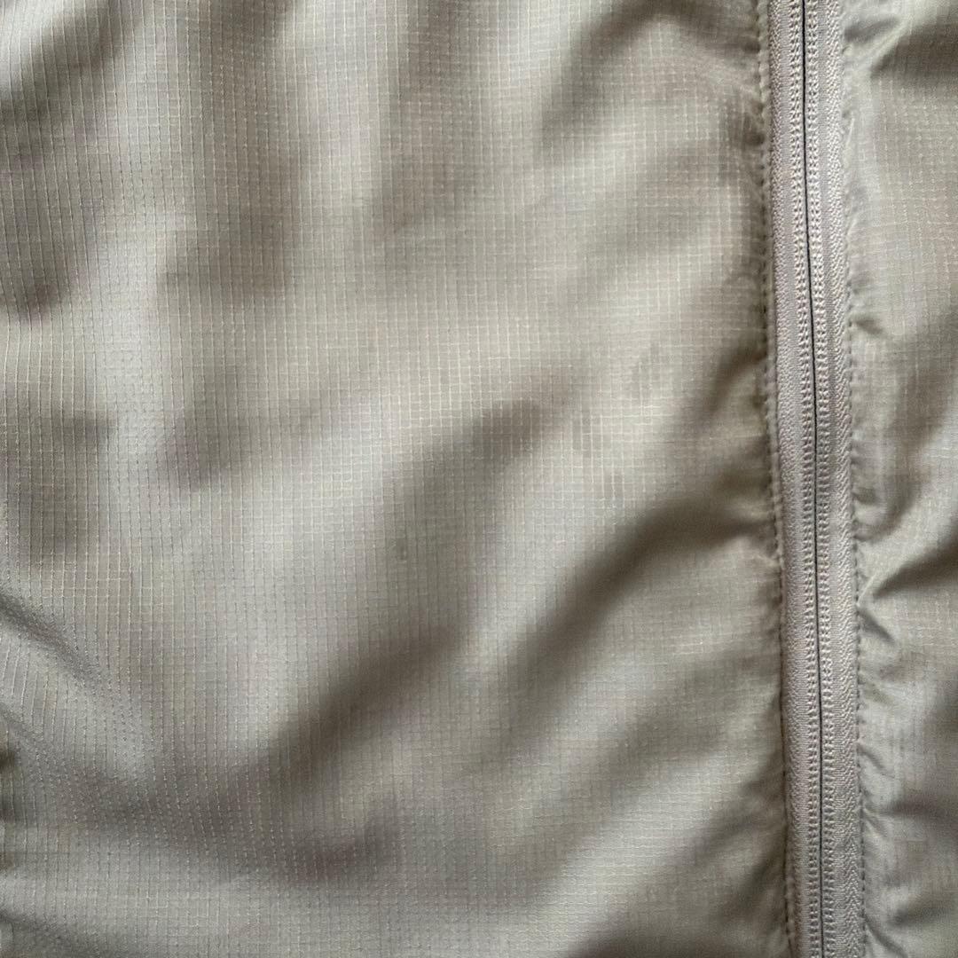 値下げルースイソンブラ　ベージュ フード付き裏フリース中綿ジャケット 160