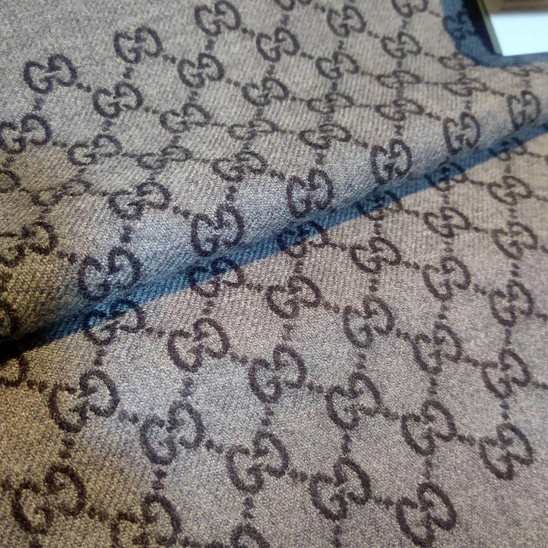 専用❤新品❤GUCCI マフラー ストール ショール スカーフ❤黒&グレー❤