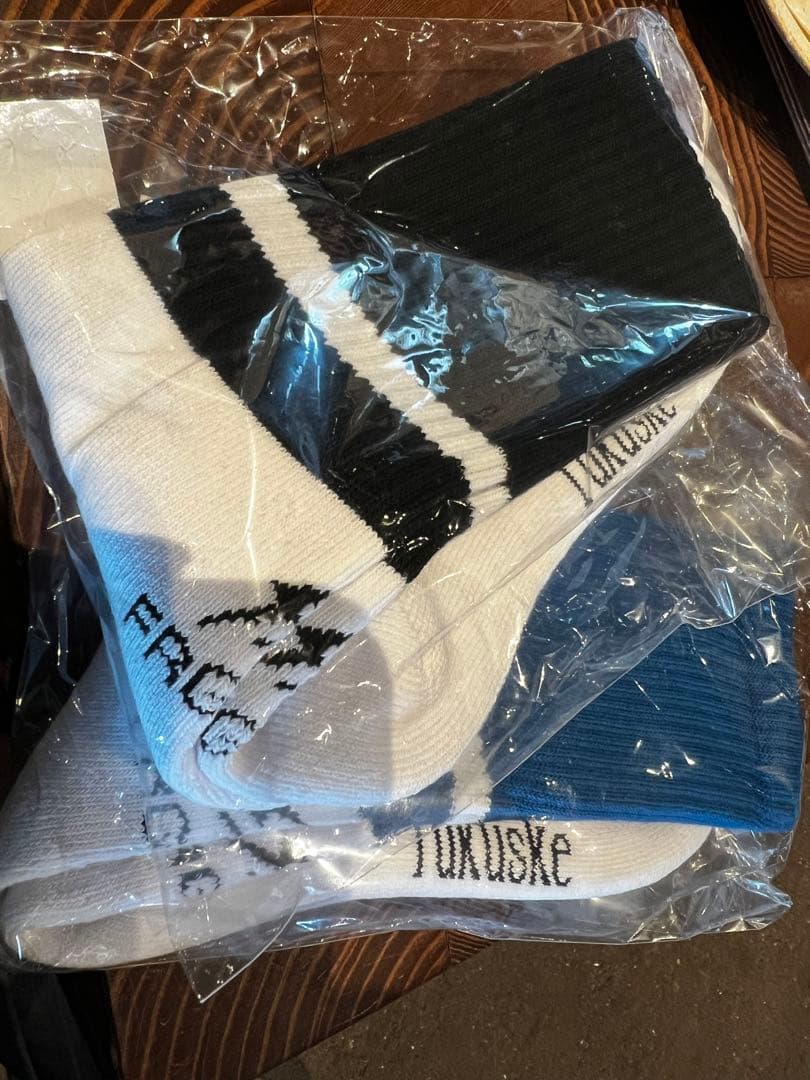 FRGMT FUKUSKE Socks ブラック、ネイビーセット