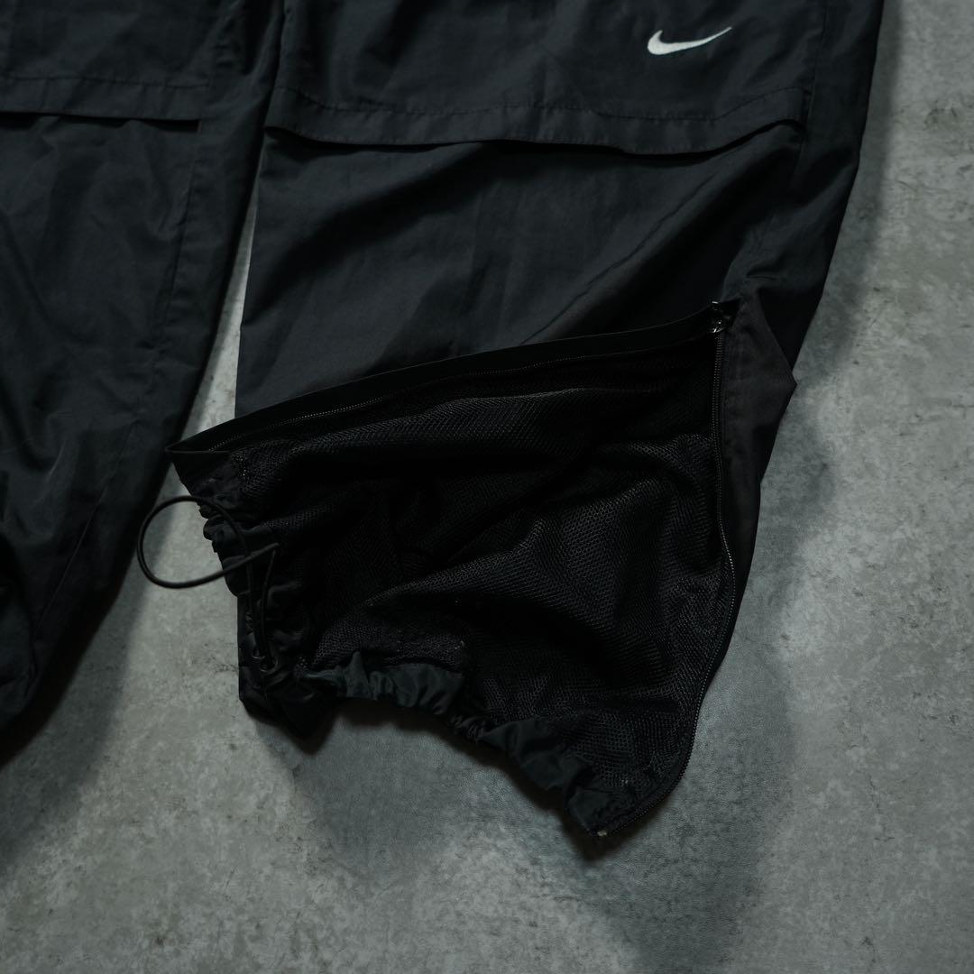 90s~00s NIKE バギーワイド ナイロンパンツ clima-fit