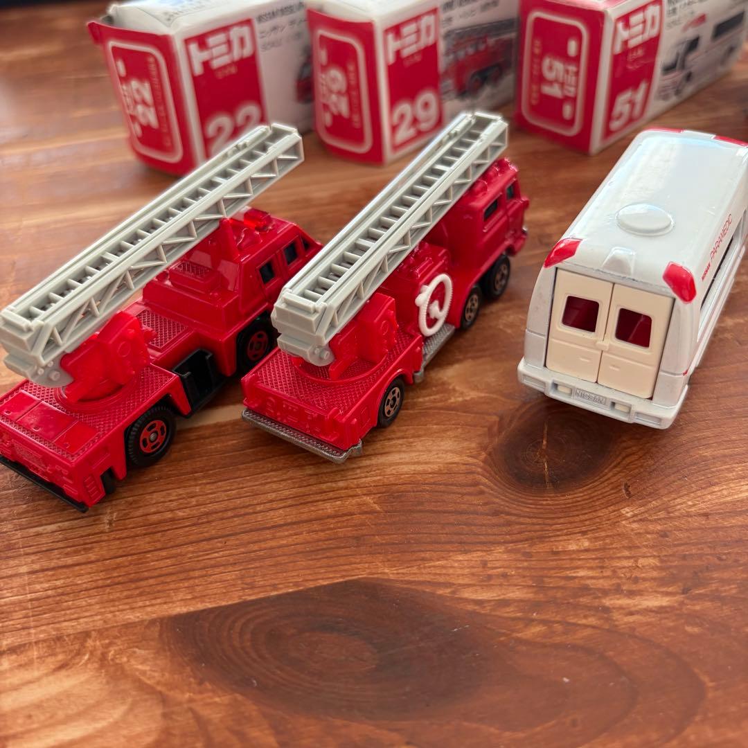 日本製 トミカ 消防車 救急車 まとめ売り 5台セット 今日だけ値下げ！