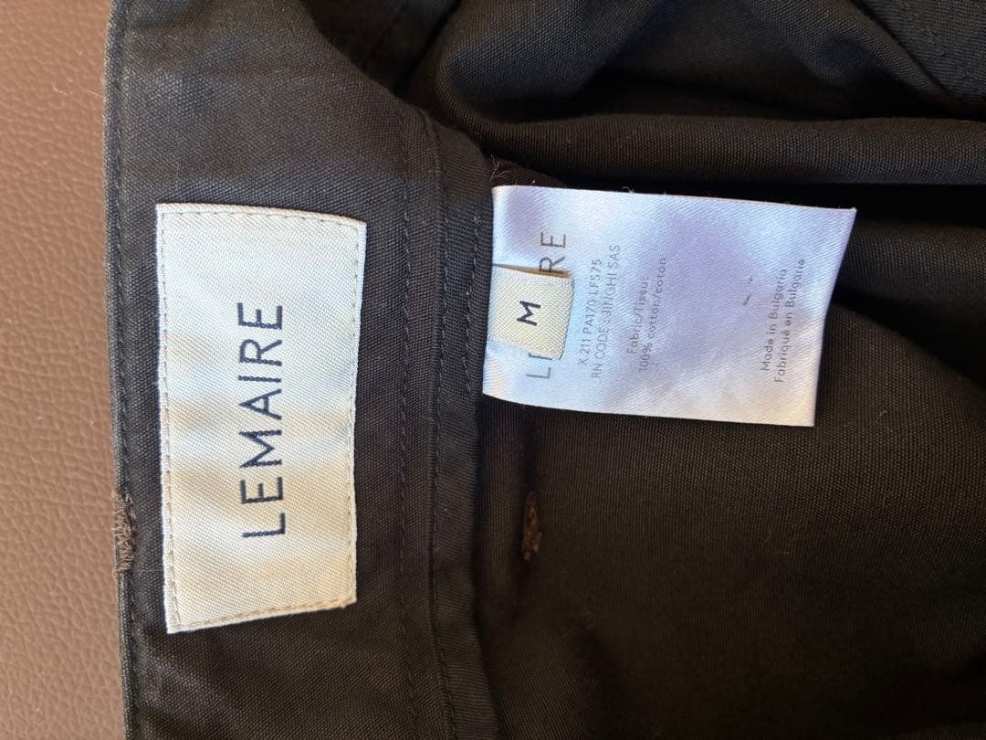 LEMAIRE ブラック ショートパンツ ベルト付き　M