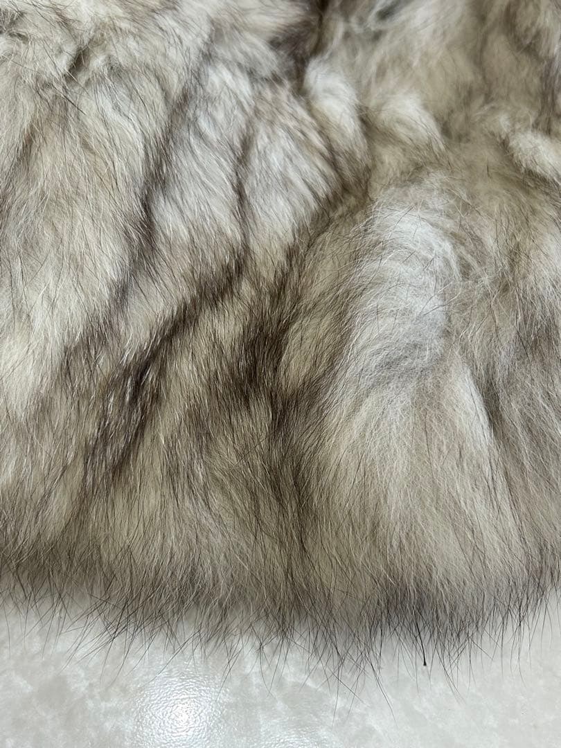 SAGAミンク　毛皮ショート丈コート　リアルファーミンク　フリーサイズ（M〜L）