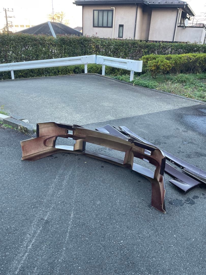 【180SX用 OriginLabo風神 フロントバンパー＆サイドステップ】