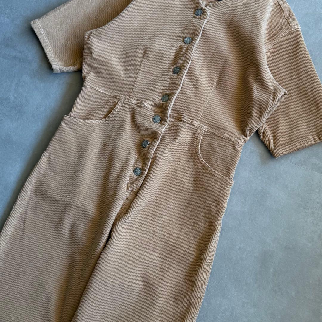 【本日限定価格✨】RonHerman オールインワン コーデュロイ ベージュ
