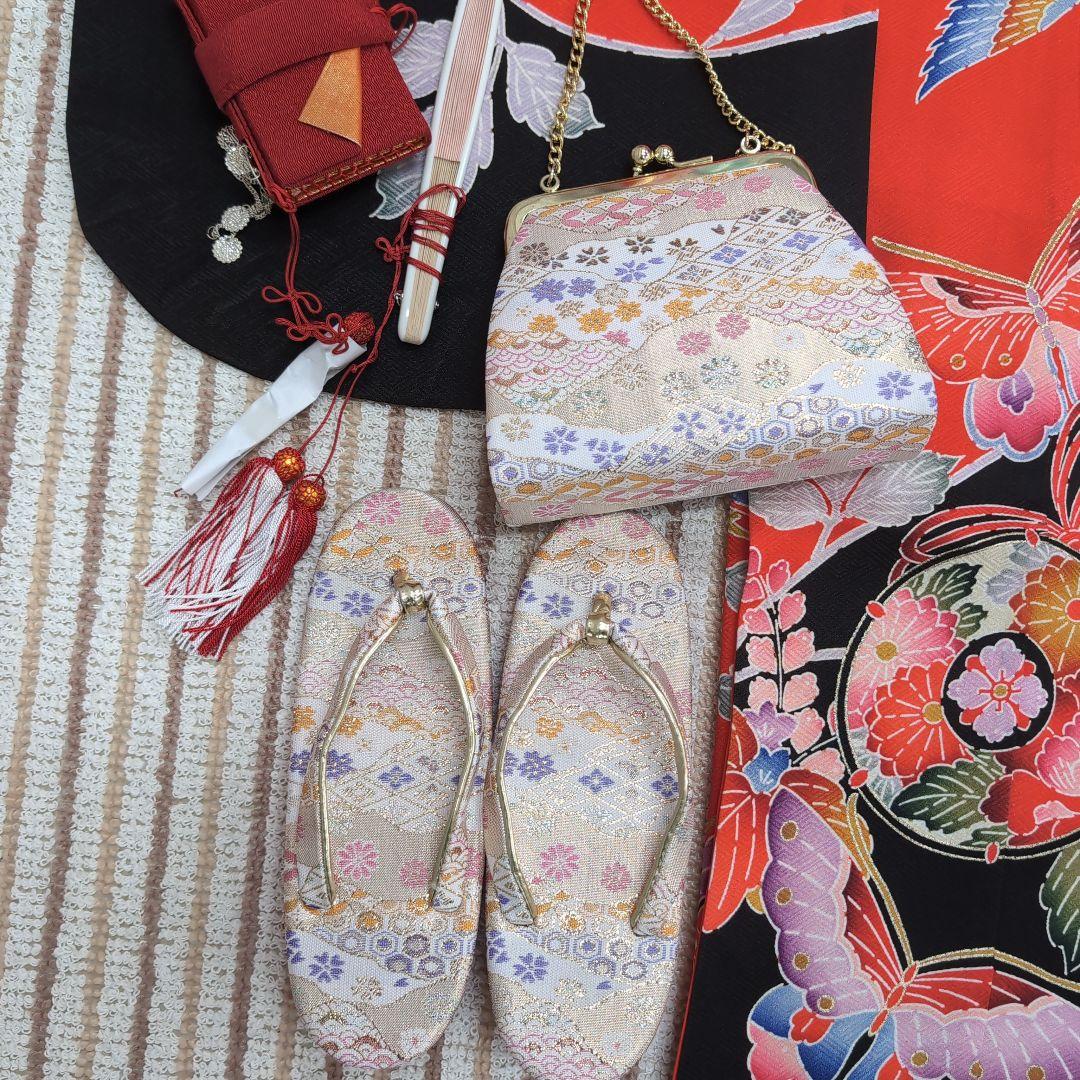 （718）七五三７歳四つ身着物ほぼフルセット