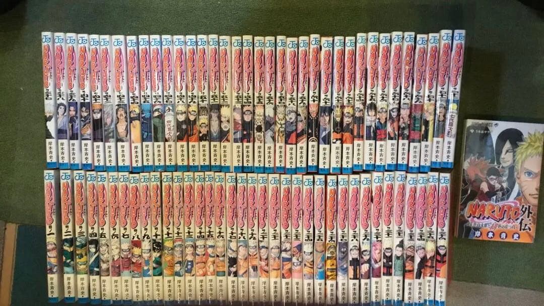 NARUTO ナルト　全72巻セット 日本語版　外伝1冊