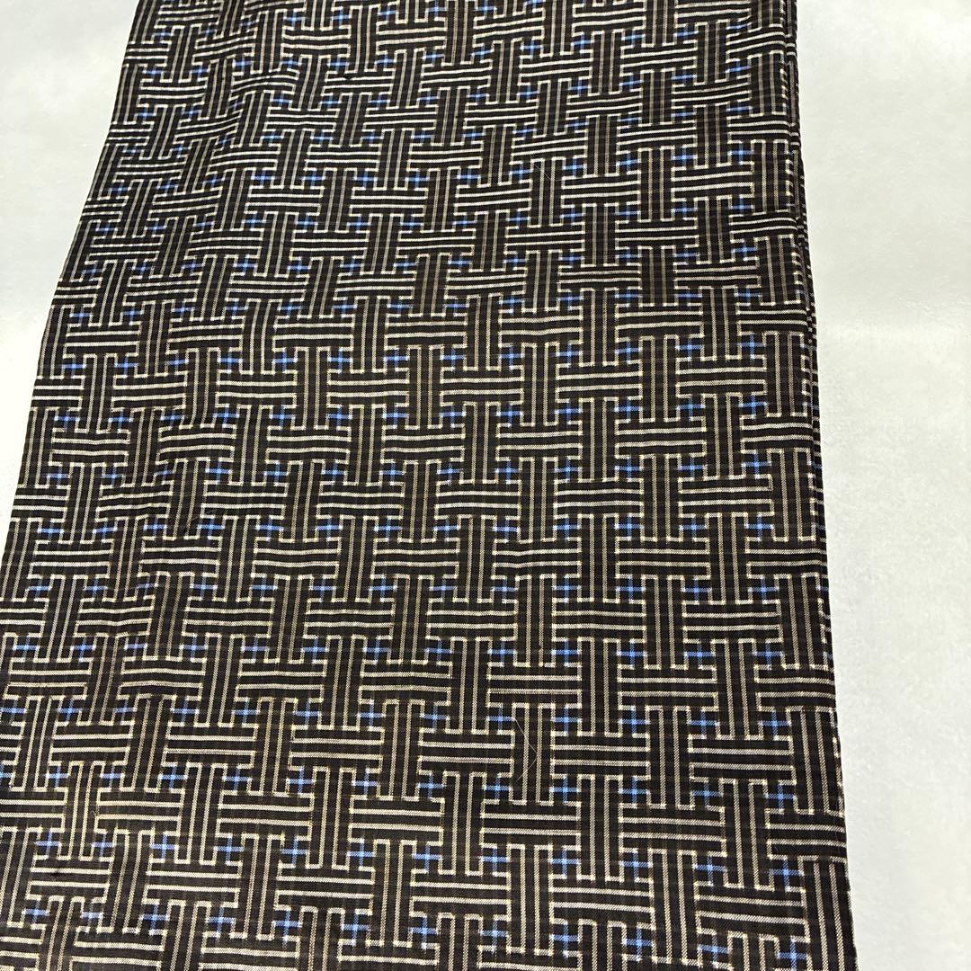 逸品です　秋名バラ　大島紬　しつけ糸付き