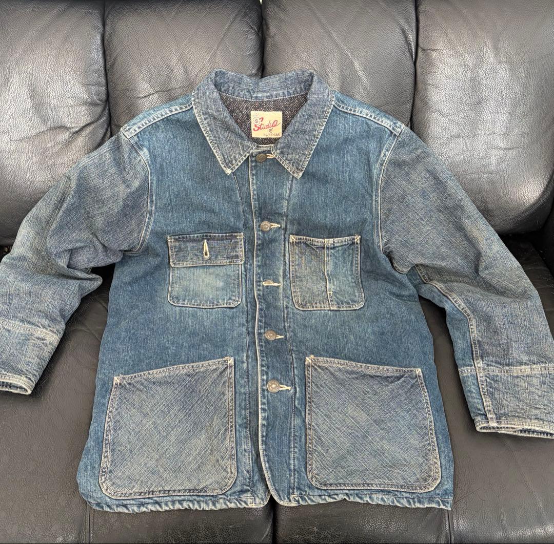 Studio D'Artisan デニムカバーオールブランケット付き！サイズL