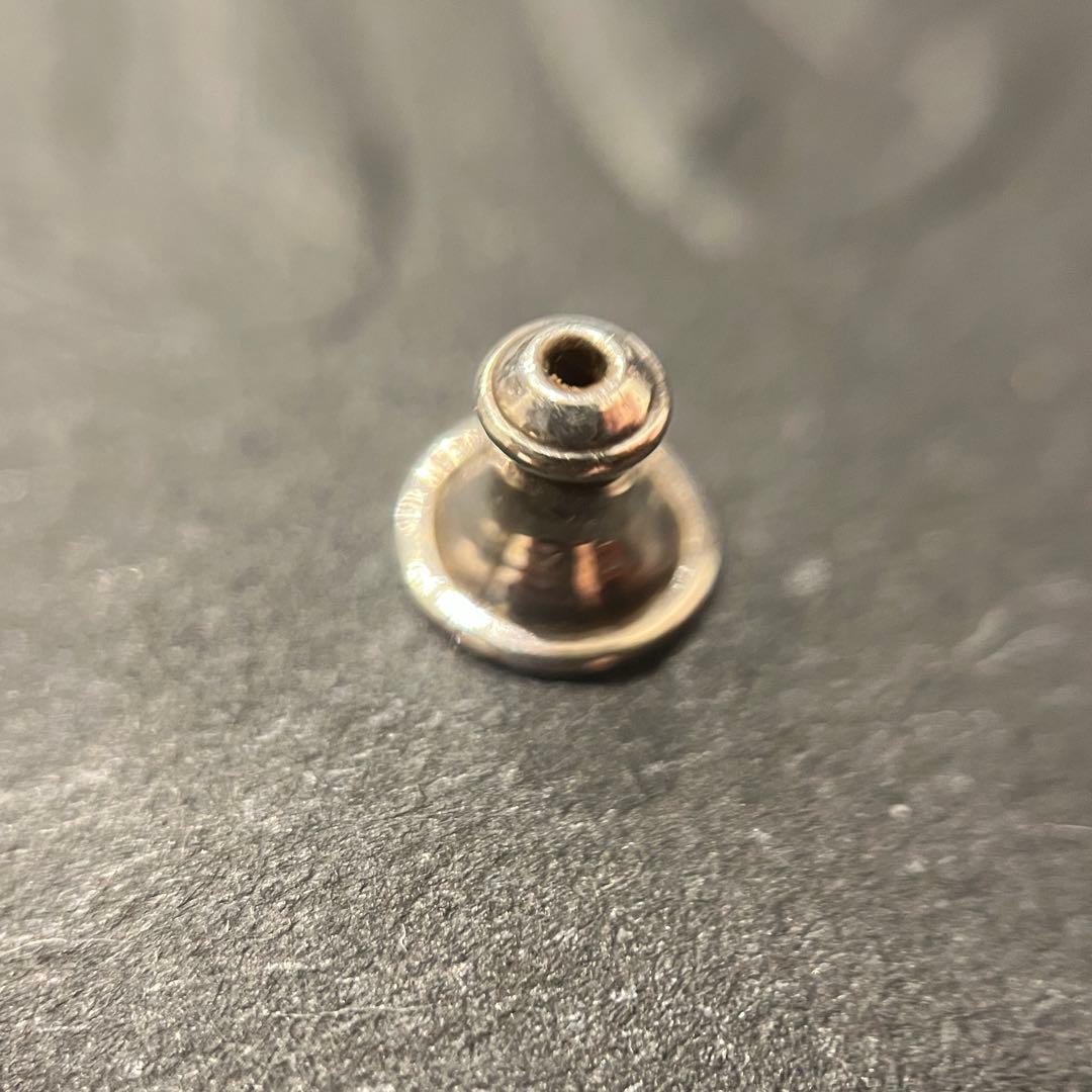 クロムハーツタイニースター ドロップ ピアス インボイス SV925 シルバー