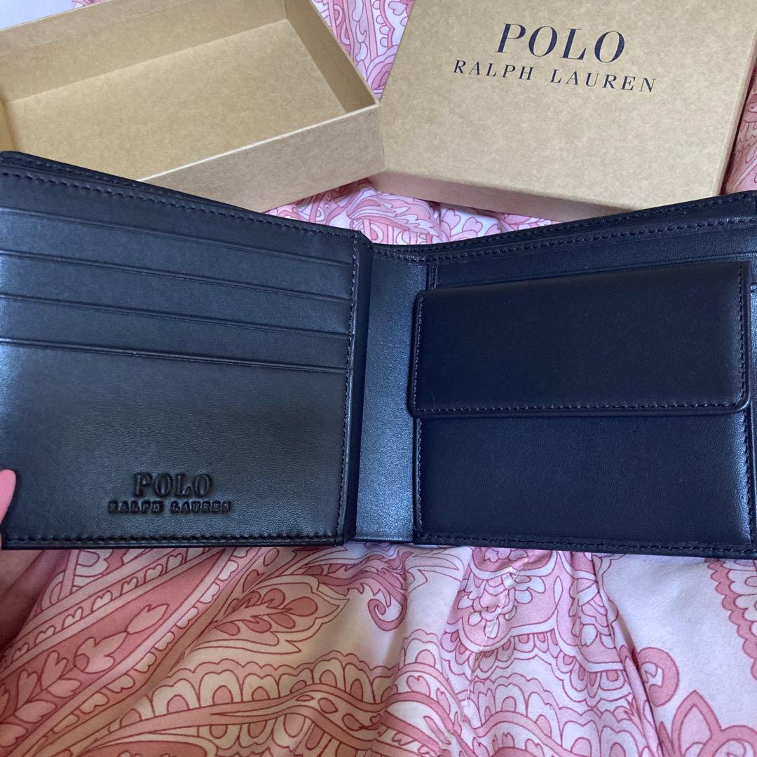 ポロ未使用品　2/13までの出品　POLO RALPH LAUREN 折り財布