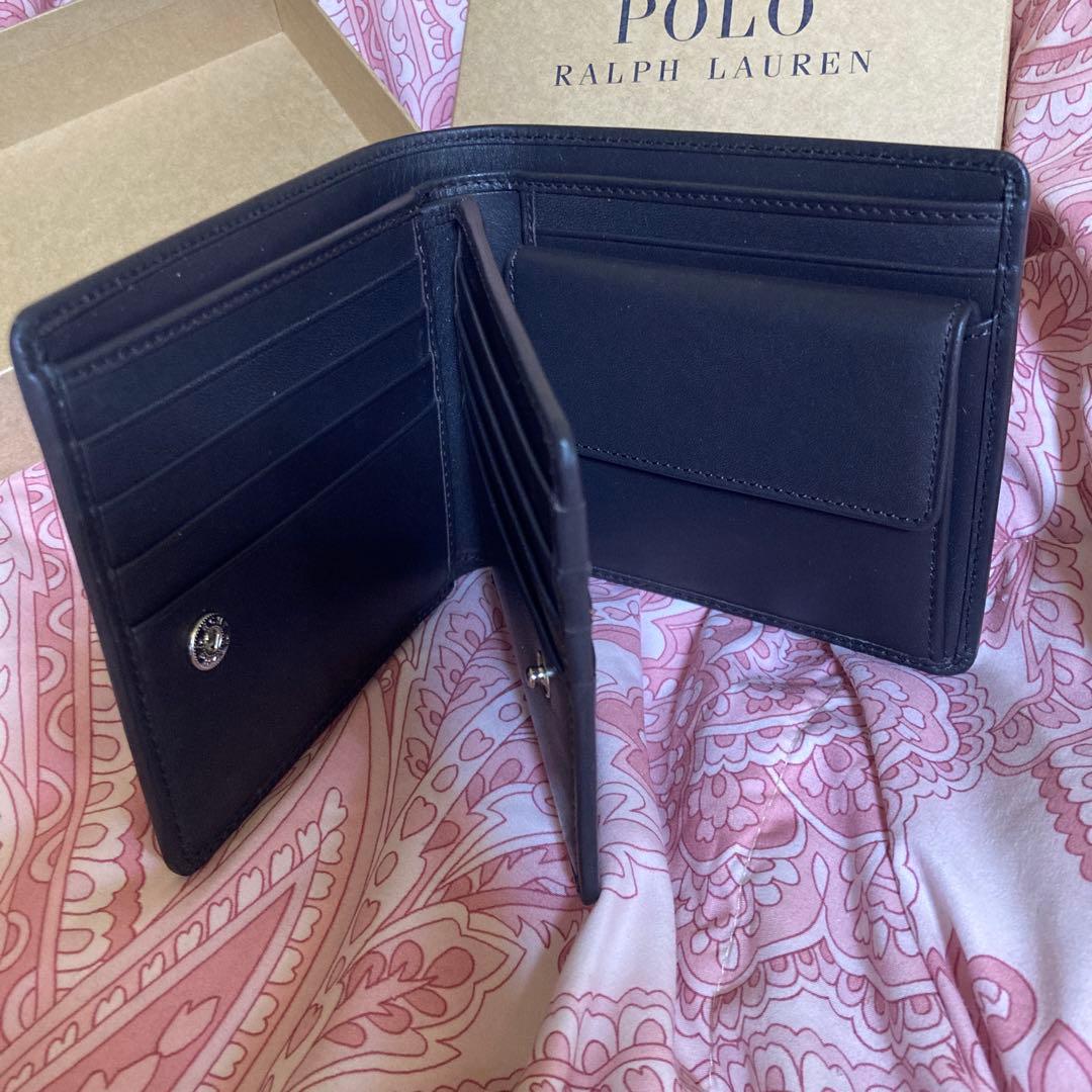 ポロ未使用品　2/13までの出品　POLO RALPH LAUREN 折り財布