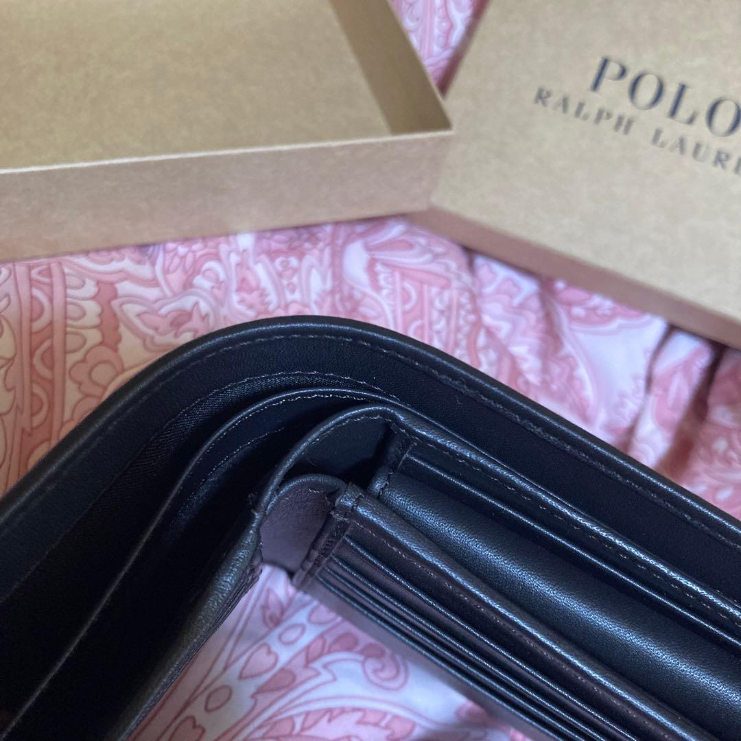 ポロ未使用品　2/13までの出品　POLO RALPH LAUREN 折り財布
