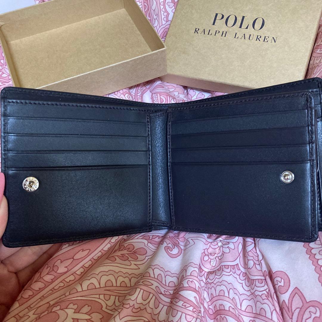 ポロ未使用品　2/13までの出品　POLO RALPH LAUREN 折り財布