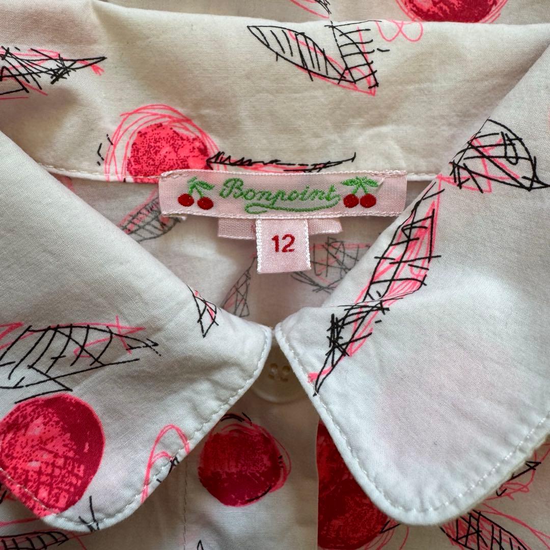 ボンポワン☆シャツワンピース☆size12