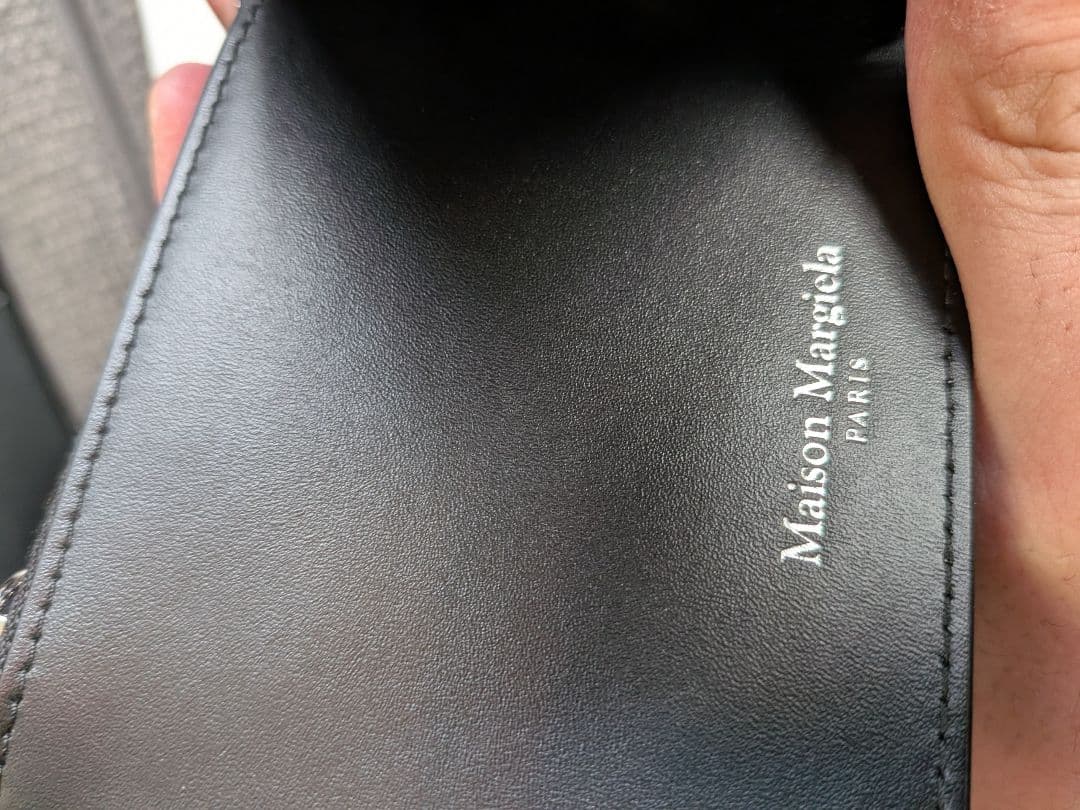 《しの》Maison Margiela ブラック 2つ折り　マネークリップ