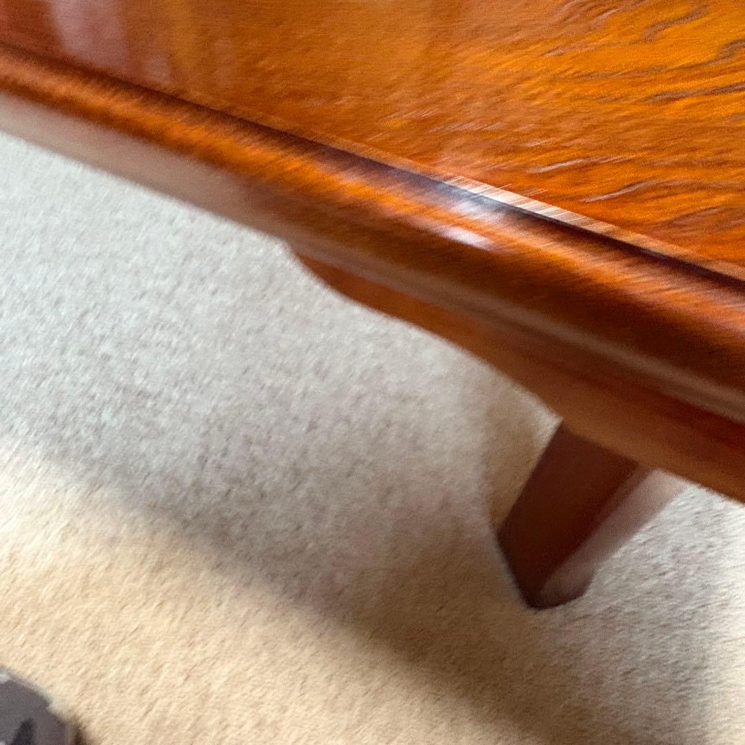 【新品】座卓 中田産業 演漆 天然木化粧合板 120×75×32江別近郊引取り可