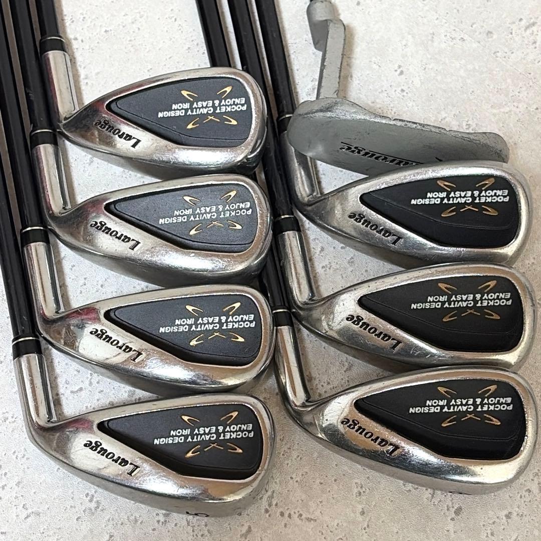 ラルージュ ゴルフクラブセット 11本 メンズ SR キャロウェイ バッグ付き