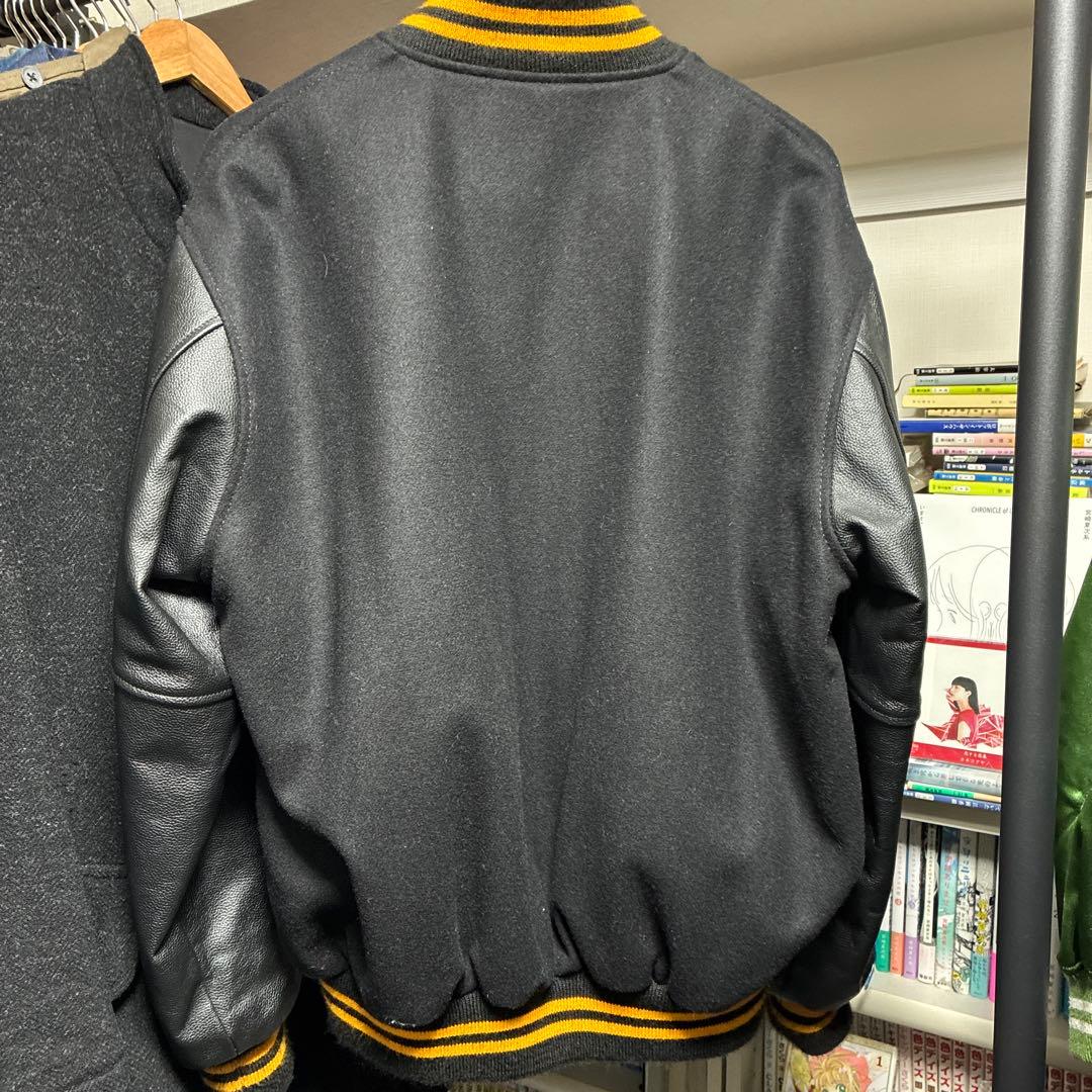 Game sportswear スタジャン レザー袖 Lサイズ