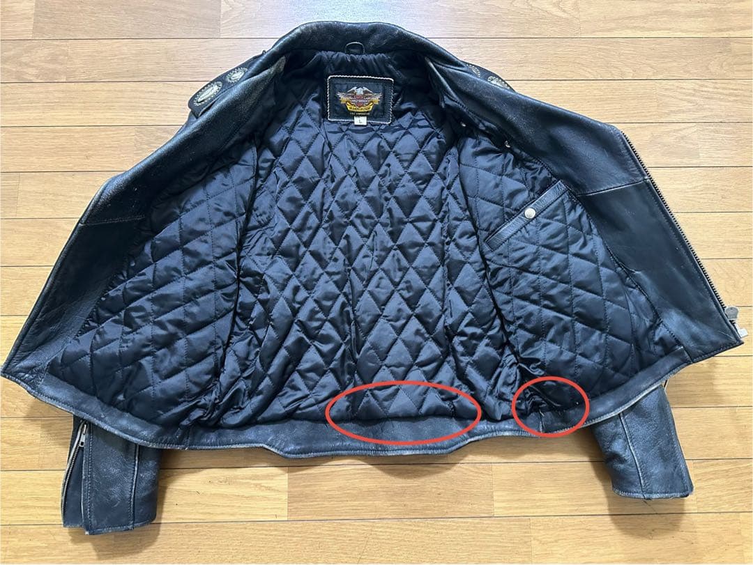 d*7様 HARLEY DAVIDSON ダブルライダースジャケット　 サイズ