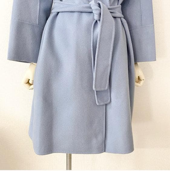 《美品》 S Max Mara ピュアヴァージンウール ダブルフェイスコート