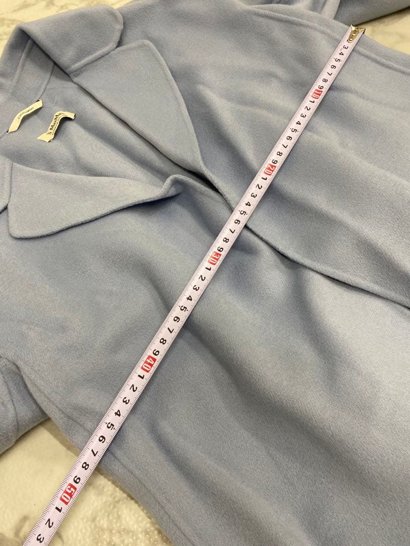 《美品》 S Max Mara ピュアヴァージンウール ダブルフェイスコート