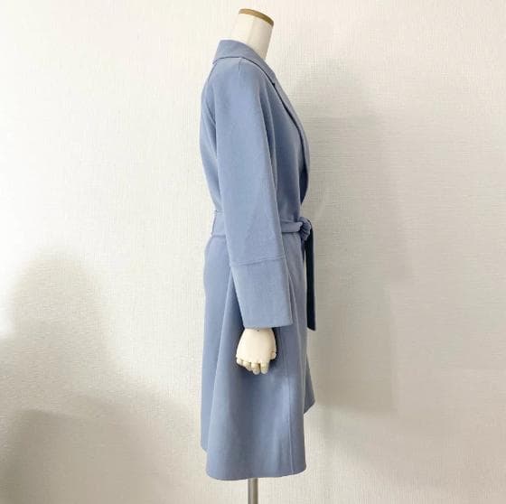 《美品》 S Max Mara ピュアヴァージンウール ダブルフェイスコート