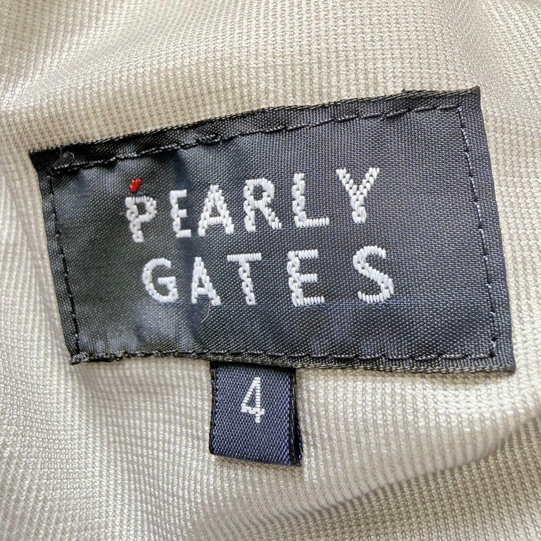 防寒　蓄熱　裏地付き　パーリーゲイツ　パンツ　迷彩　白　M〜L相当　暖パン　4