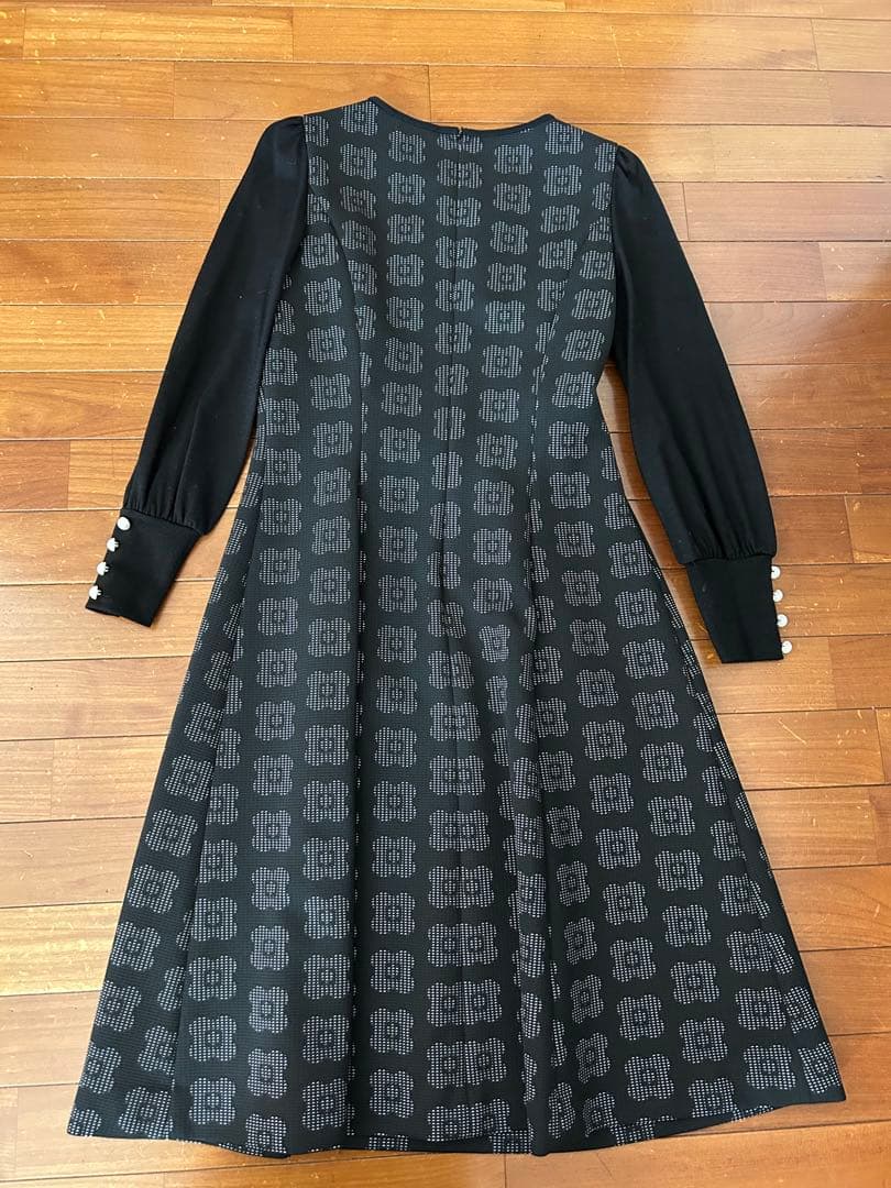 M.S. GRACY ブラック ワンピース