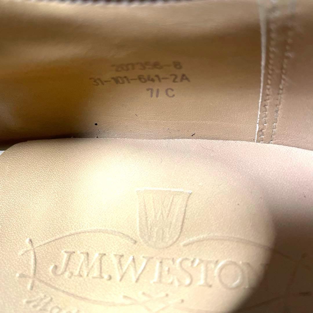 【未使用品(新品)】J.M.ウエストン ゴルフ Cウィズ ブラックボックスカーフ