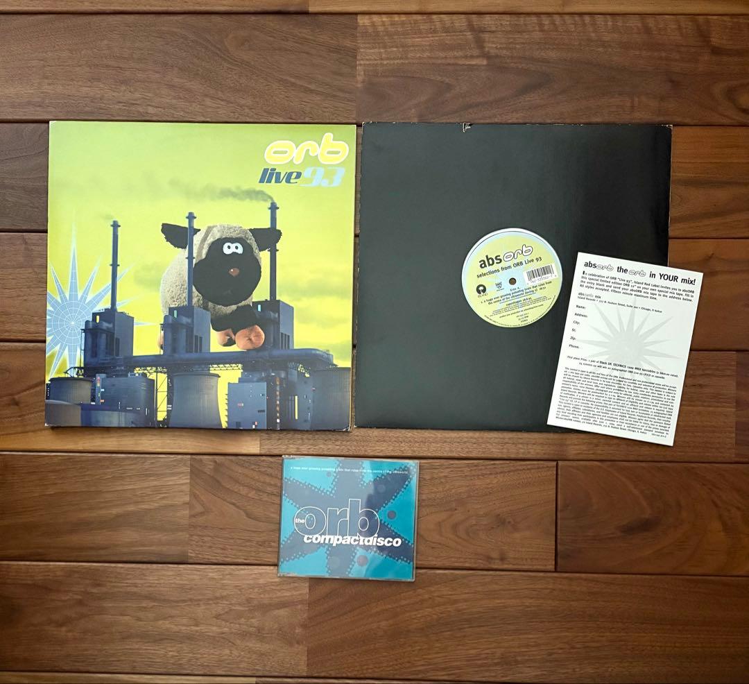 orb live 93 レコード他3タイトルセット
