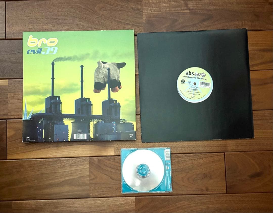 orb live 93 レコード他3タイトルセット