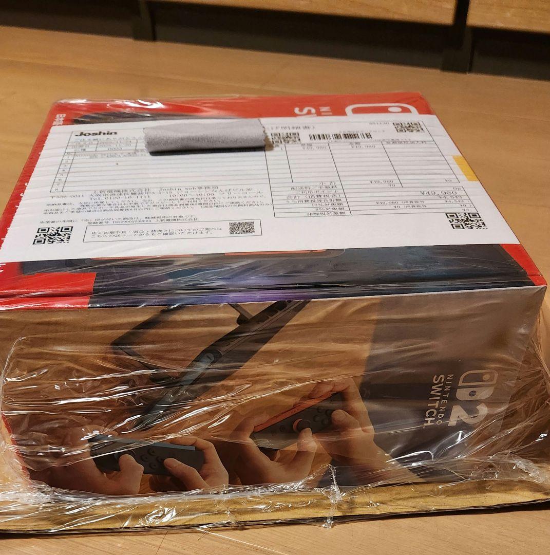 Nintendo Switch2 本体 新品未使用未開封　購入明細書付き