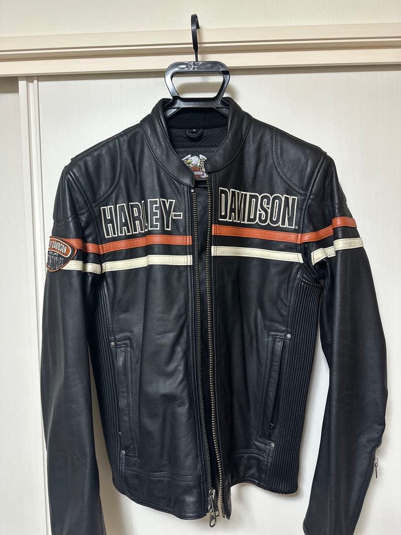 HARLEY-DAVIDSON レザーシングルライダースジャケット