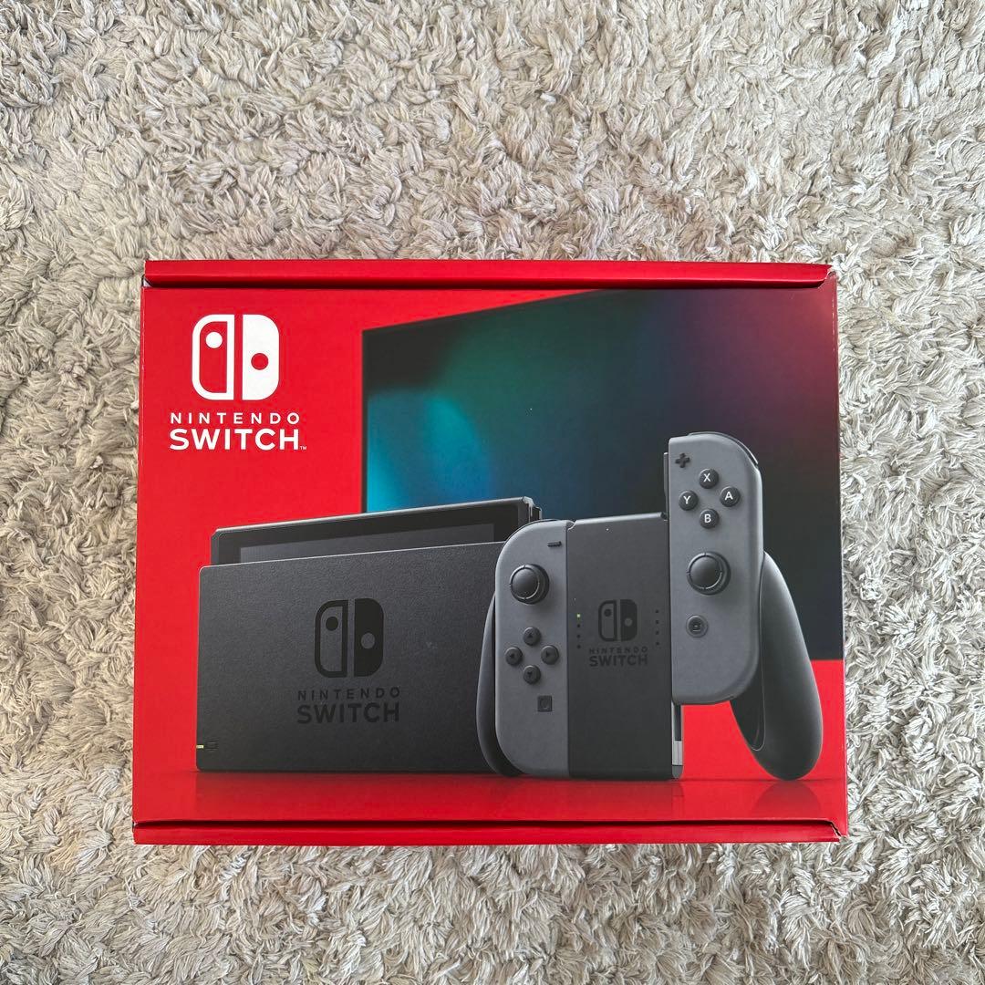 【新品、未使用】Nintendo Switch 本体　バッテリー強化版　グレー