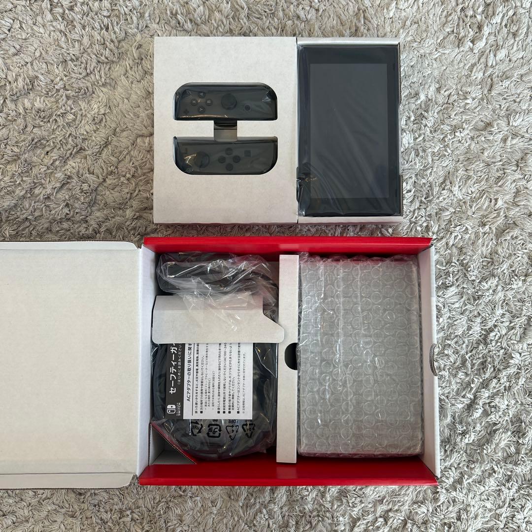 【新品、未使用】Nintendo Switch 本体　バッテリー強化版　グレー
