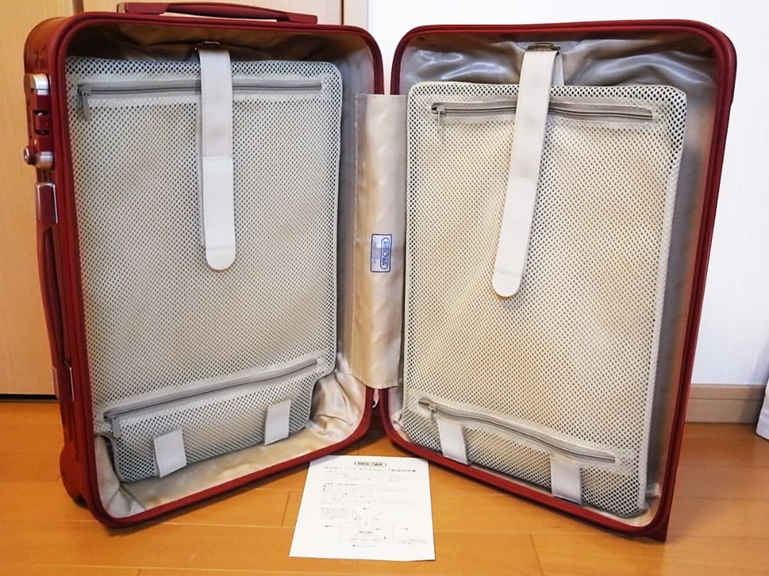 ◇リモワ サルサDX 定番人気色 レッド【機内持込可】メンテ・クリーニング済