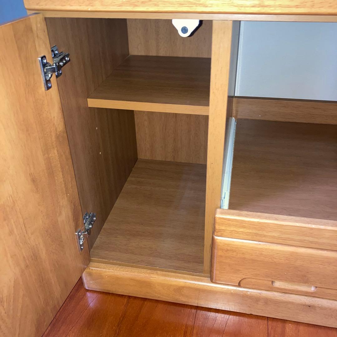 昭和　レトロ　シェルフ　収納棚　レンジボード　リビング　キッチン