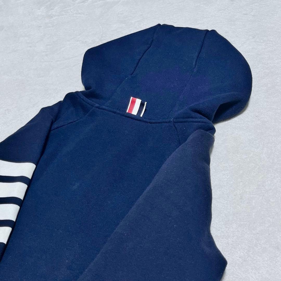 【高級・即完売デザイン】 トムブラウン 4bar トリコロール 正規品 パーカー