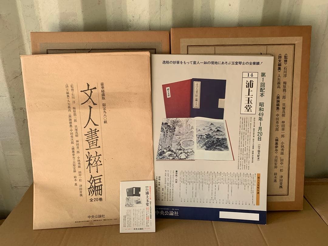 『5125』文人画粋編 全20巻中2冊 八大山人 石濤 金農 呉昌碩 齊白石