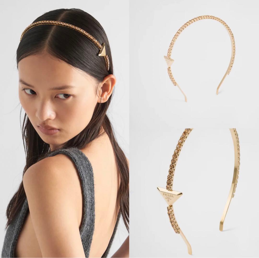 PRADA カチューシャ ゴールド 新品未使用